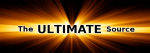 Lichtstrahlen hinter Text
