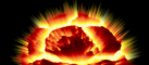 Explodierender Planet