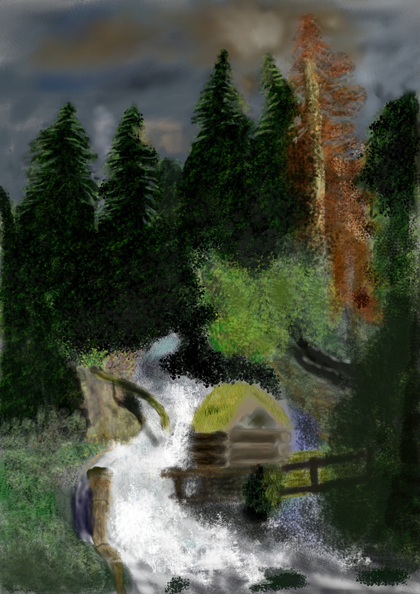 Der Wildbach rauscht
