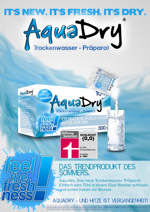 AQUADRY Trockenwasser- Präparat