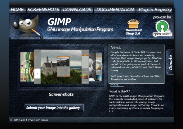 Gimp_Website