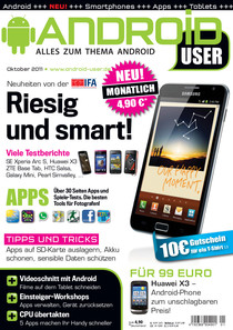 Das Cover des Android-User-Magazins