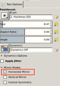 Mirroring modes in the test implementation