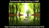 Symmetry/Mirror Painting in GIMP