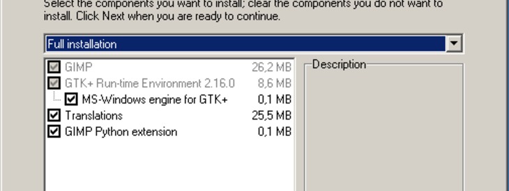 Python für GIMP 2.6 (Windows) installieren
