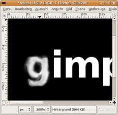 Gimp flammenschrift