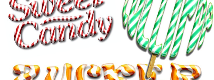 Zuckerschrift im Candy-Style — Result Zuckerschrift im Candy-Style