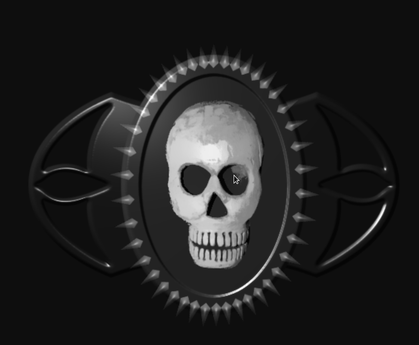 Ein Fantasy-Totenkopf-Medallion — Tutorials — gimpusers.de